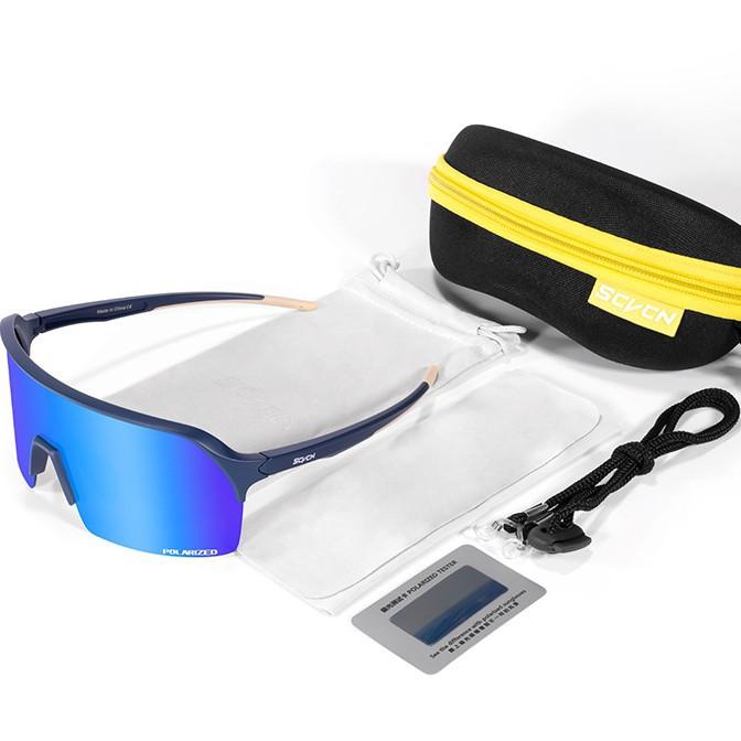 SCVCN Cycling glasses, mountaineering, hiking, bicycle windproof sunglasses, women's prescription polarized goggles, men's UV protection glasses