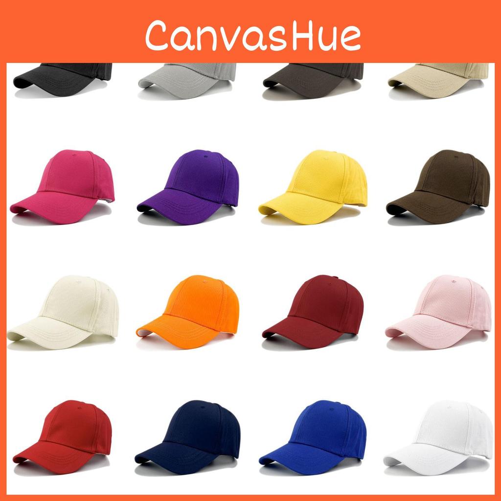 Color Baseball Solid Cap Sunshade Uv Protection Outdoor Breathable Gift Hat