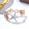 Bohemian Starfish Shell Bracelet For Women Crystal Pearl Summer Bangle Female Seaside Beach Boho Jewelry Accessories
