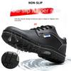 Labor Insurance Shoes Men's Anti-smash and Anti-puncture Plastic Bag Head Rubber Sole Insulating Safety Shoes