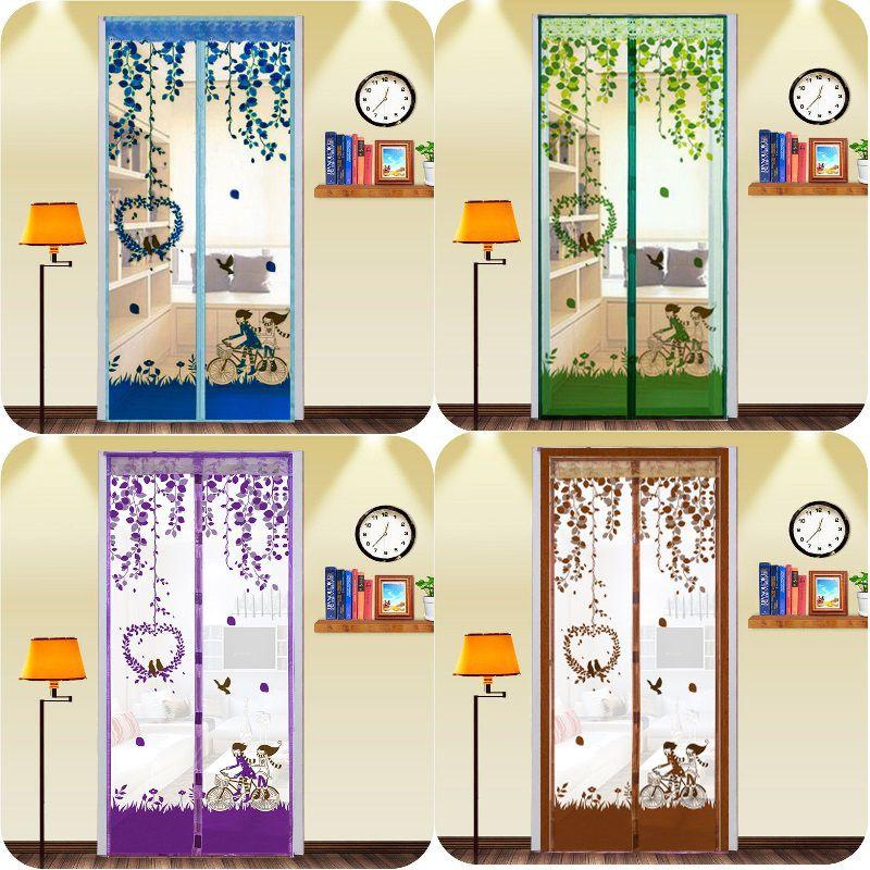 Net Mosquito Door Mesh Screen Bug Fly Pet Patio Hands Free Magnetic Closer Magic