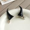 Dress Up Halloween Headwear Barrettes Cosplay Costume Hairpin Devil Horns Hair Clip  Party Props