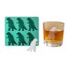 Dinosaur Ice Cube Mold Easy Fill Release 6 Cavity Gojira Ice Tray Freezer Safe Ice Maker for Summer Drinks Cocktail Party
