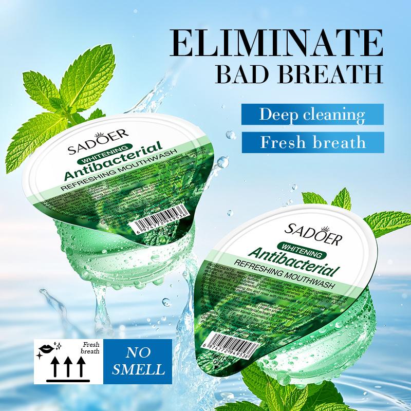 Mint Antibacterial Fresh Breath Mouthwash for Oral Hygiene Cleansing and Long-Lasting Freshness