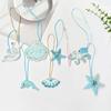 Lightweight Marine Themed Pendant For Bag Decoration with Coral And Shell Themed Bag Accessory Charm Backpack Decors