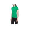 Polo Ralph Lauren Solid Color Logo Embroidered Short Sleeve Polo Shirt Women Tops Green WMPOKNINN810297-D08