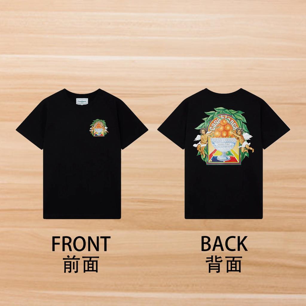 Cross-border foreign trade casablanca Casablanca short-sleeved American tide brand niche loose high street tide brand t-shirt