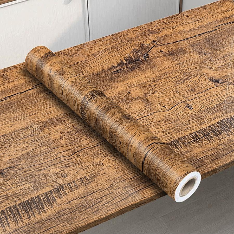 3D Vintage Brick Peel and Stick Wallpaper Self-Adhesive PVC Wall Sticker, Removable Waterproof 3D Embossed Brick Wall Decal for Living Room Dorm Photo