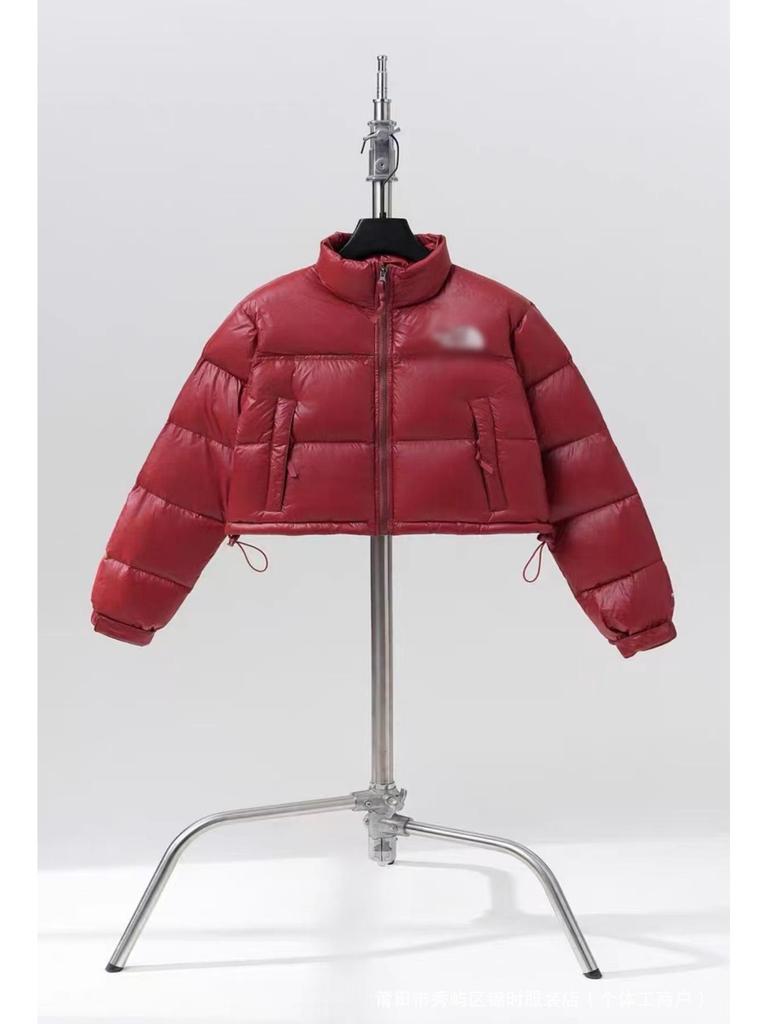 Women's 1984 North Face Down Jacket: Short, Thickened, Stand-Up Collar, Winter Streetwear