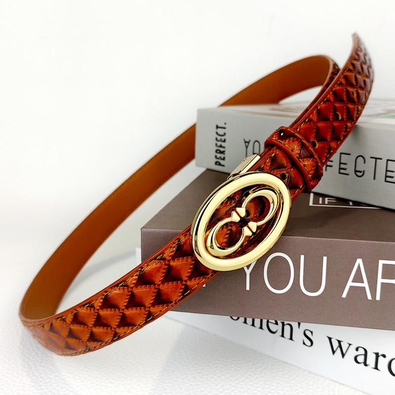 Vintage Light Luxury Women s Wasteland-Style Layered Leather Belt 105cm