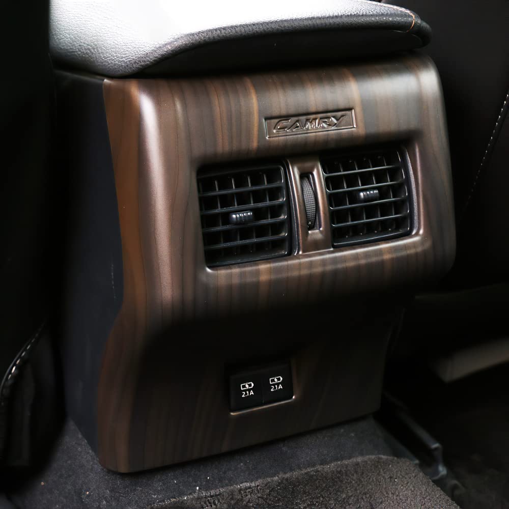 

Onami Toyota Camry Задний воздуховод кондиционера Внутренняя панель Подлокотник Воздуховод кондиционера Новый Camry 8-го поколения Эксклюзивный АБС 1 шт. [Под дерево]