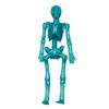 Loot 24/48pcs Bag Pinata Fillers Stretch Skull Kids Toy Halloween Stretchy Skeletons Party Favors