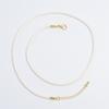 ZHUKOU Braided Cord Necklace Handmade DIY Jewellery Making Accessories Total chain length: approximately 19.69 inches