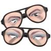 Lightweight Funny Glasses One Size Cool Fashion Style Prop for Halloween Cosplay Masquerade Party Prank Gag Gift Idea