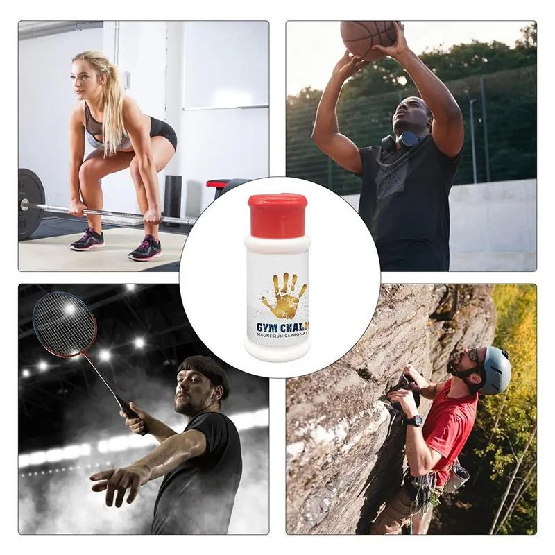 60Ml Workout Chalk For Hands Sweat Absorbing Anti-Slip Grip Sports Magnesium Powder Portable Fitness Lifting Climbing Supplies