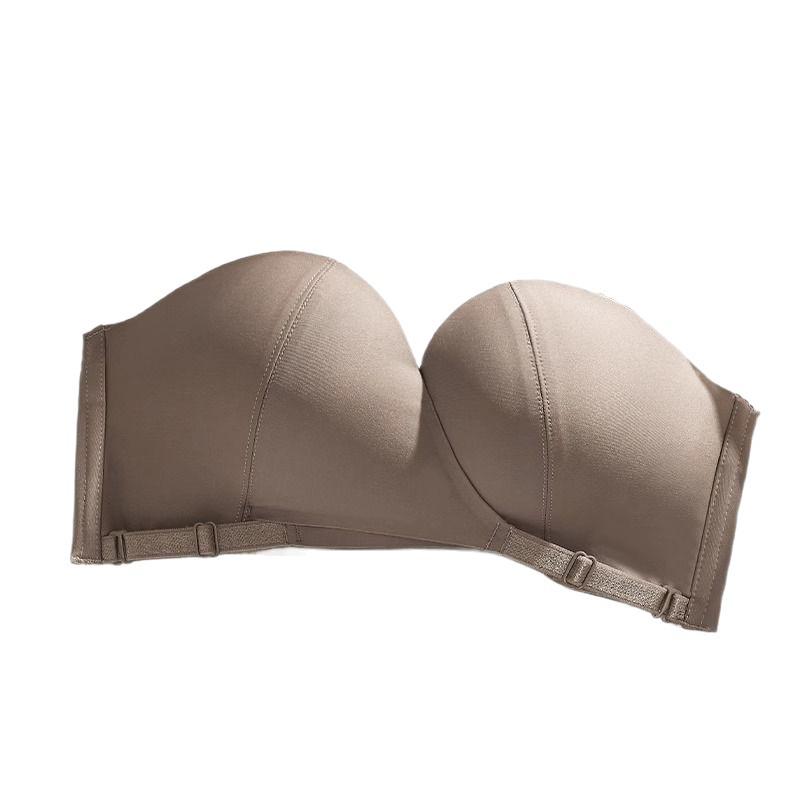 Women's Invisible Strapless Stick-On Bra: Non-Slip, Chest-Enhancing, Beautiful Back, Wedding Dress Special