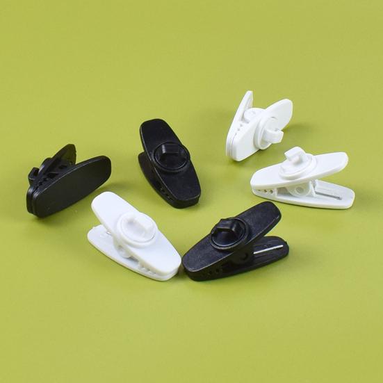 5Pcs Portable Rotatable Plastic Cable Clip Clamp for Earphone