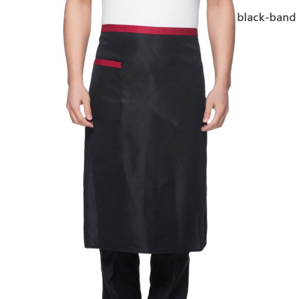 Chef Apron Back Kitchen Chef Apron Half Body Men's Hotel Restaurant Restaurant Kitchen Work Wear Short Work Clothes Thick Apron