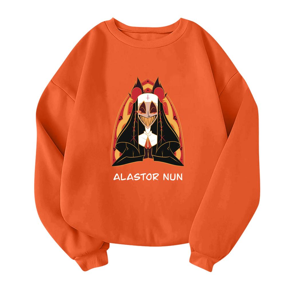 Children's Fashionable Lightweight Long-sleeved Round Neck Pullover With Pockets Printed Pullover