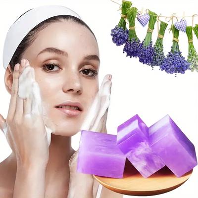 Lavender Essential Oil Handmade Soap for Cleaning and Moisturizing