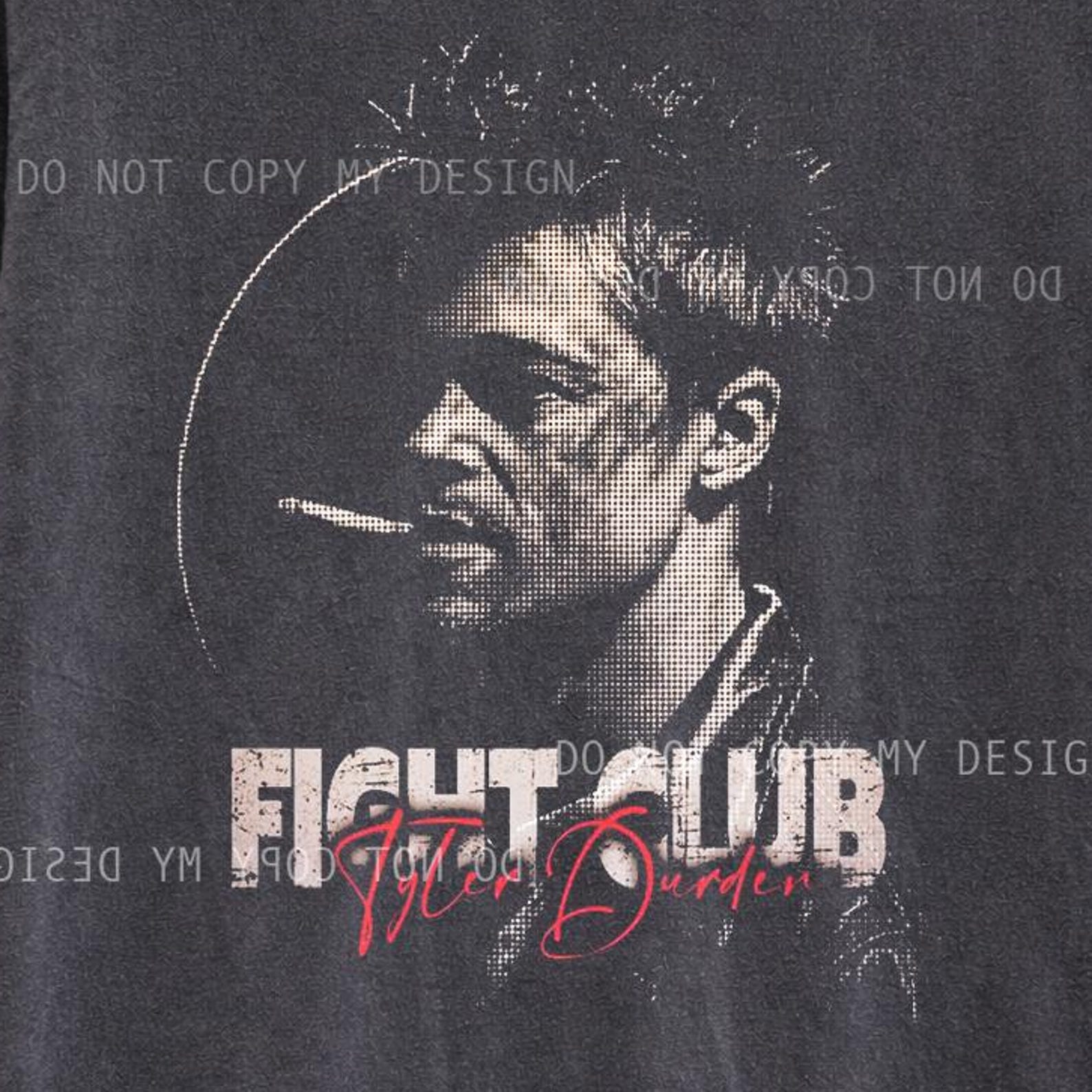 Limited Tyler Durden Tee, 90s Movie Graphic Shirt, Cult Film Apparel, Fight Club Movie Tee 90s XL