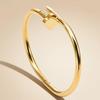 Summer Fashion Stainless Steel 18K Gold-Plated Bracelet Set for Women - Elegant, Simple Jewelry