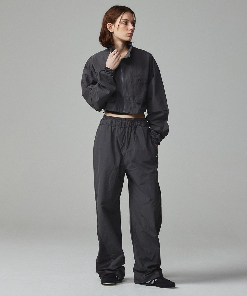 KITTY POTTERY Symbol Mesh Layered Pants Light Grey