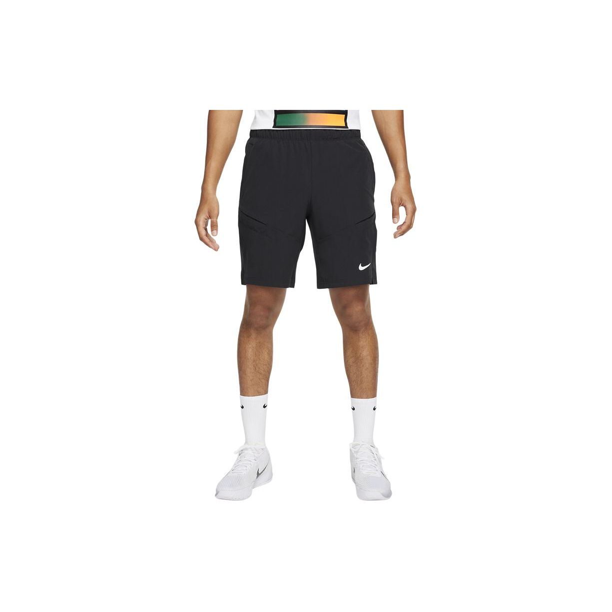 

Nike Шорты для тенниса Dri-Fit Solid Logo Quick-Dry, мужские, черные FD5331-010 S