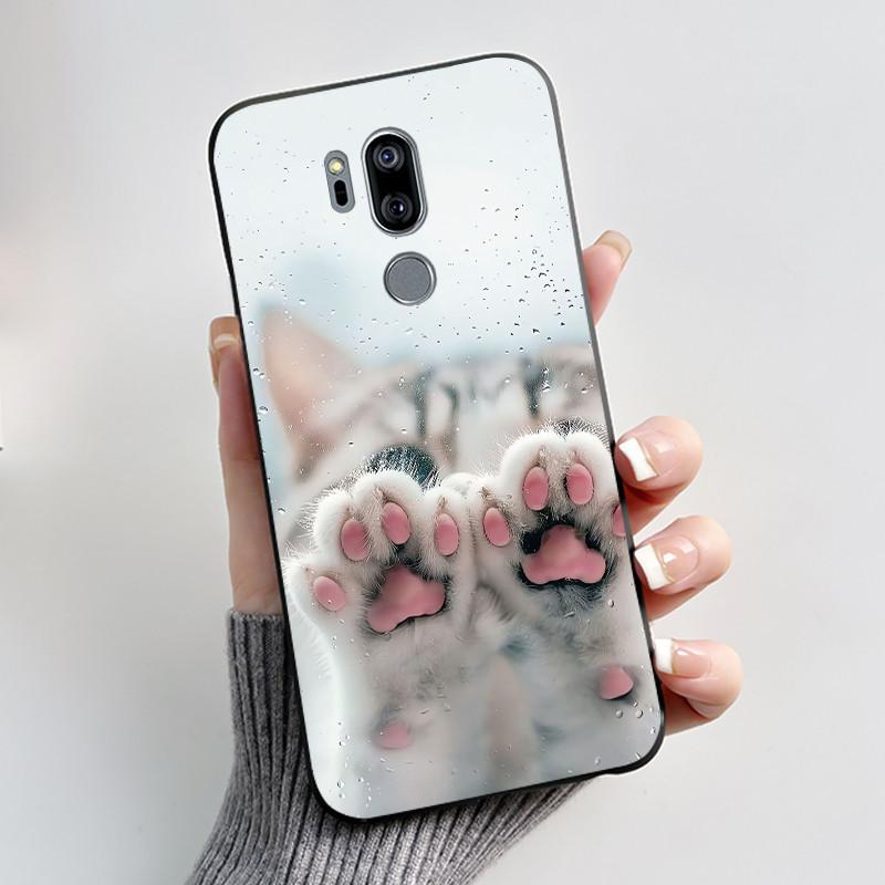 Casing For LG G7 ThinQ Case G710EM Luxury Dragon Cute Cool Boys Girls Soft TPU Black Silicone Matte Bumper LG G7ThinQ Back Cover