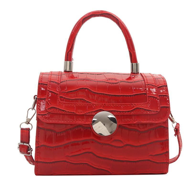 Chic Korean Style Lock Closure Fashionable Casual Womens Bag Trendy For Spring 2024