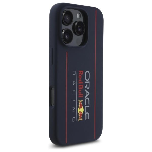 Red Bull Rbhmp16X24Siolrv Iphone 16 Pro Max 6.9 Hardcase Granatowy/Navy Silicone Vertical Logo Magsafe