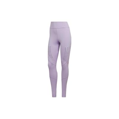adidas High-Waisted Elastic Fitness Pants Women Pants Light-Purple HI6145