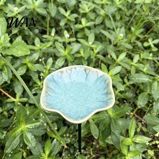 Bee Drinking Fountain Waterer with Stand, Butterfly Station Garden Art, Durable Metal Ornament Flower Bird Bath for Outdoor Yard, Pollinator