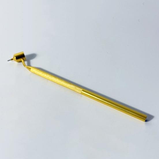 Fine Line Paint Pen Fluid Ink Applicator Pen Metal Slanting Tip Fine Line Pen Paint Applicator Pen for Rock Chips Car Scratch Repair Retouching