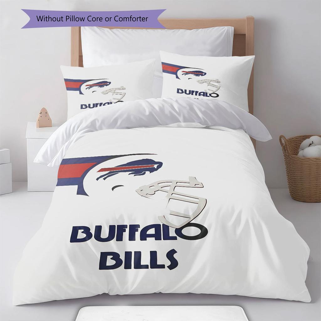 Bills Pattern Bedding Home Decoration Birthday Gift ( 1 Duvet Cover + 2 Pillowcase, Without Core),fan Merchandise.