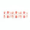 Candy color polka dots European and American wearing nail short almond nail nail nail piece Wearable fake nail nail piece