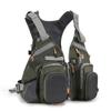 Fishing Vest with Pocket Outdoor Universal Detachable Protective Body Equipment Green Free Size