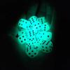 6pcs/lot 14mm 6 Sided Noctilucent Dice Cubes Night Light Luminous Funny Night Bar KTV Entertainment Game Dices Drinking Tool