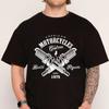Vintage Motorcycle Label Tshirt 100 Cotton ONeck T Shirt Fashion Short Sleeve Mens Tees Graphic Tshirts
