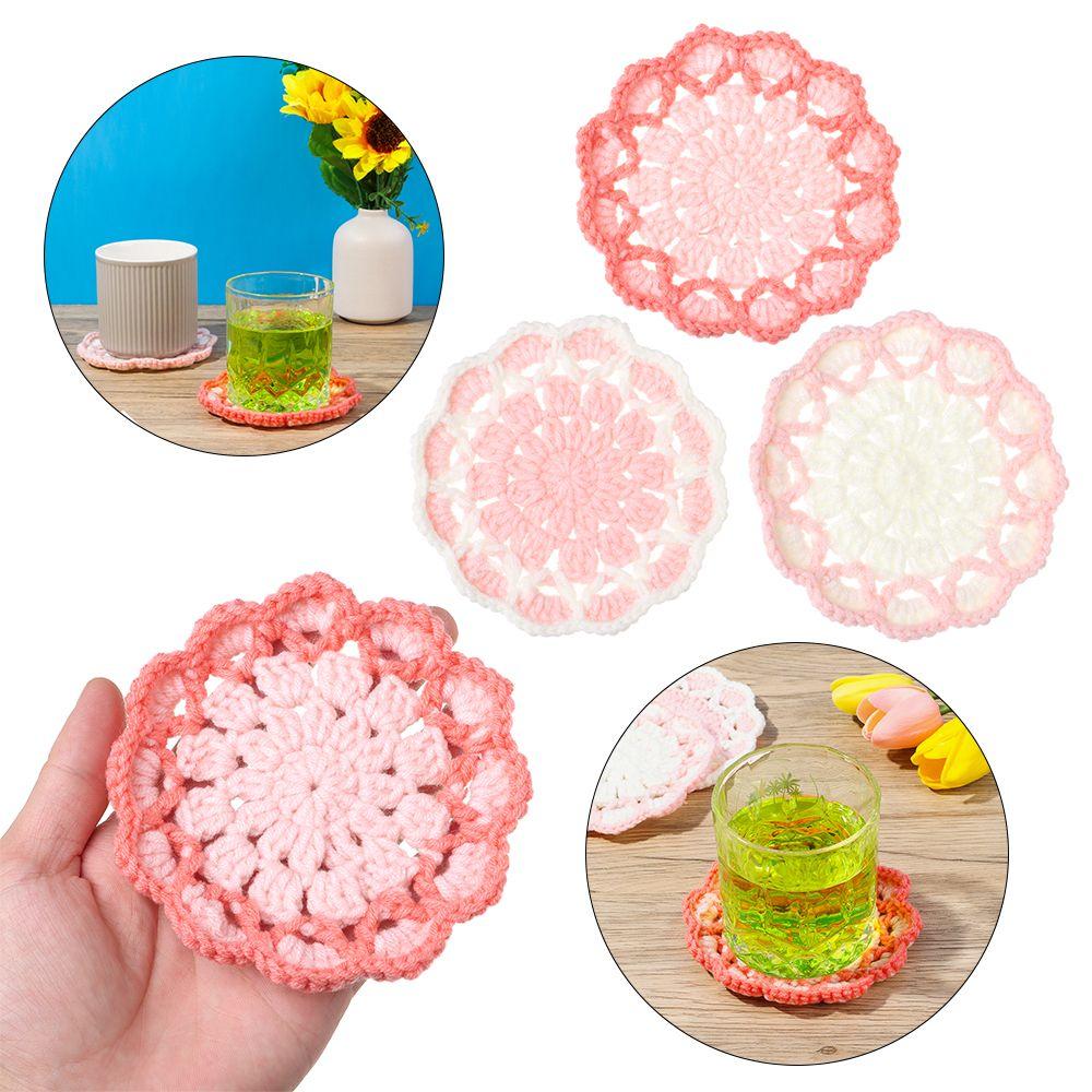 

Украшение, кофейная чашка, стол, теплоизоляция, подставка с розовым цветком, мебель ручной работы, утолщенная