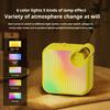 Bluetooth-compatible Speaker with Colorful Lights Low Latency Wide Area Sound Effect Rechargeable