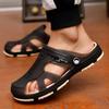 Men's Flip Flops Beach Slippers Sandals Summer Men's Flat Shoes Antiskid Fashion Designer Slippers Rubber Casual Shoes 2025