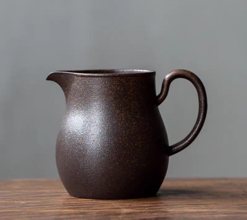 Fırın Değişimi Seramik Filtre Fincanlı Retro Seramik Pour Over Kahve Demleme Seti