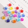 500G Faceted Acrylic Beads Colorful Transparent Wheel Loose Spacer Beads for Jewelry Making DIY Accessories