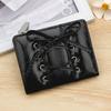 Korean Version of The New Simple and Versatile Bow Tie Zipper Buckle 20% Off Small and Exquisite Student Short Wallet Women