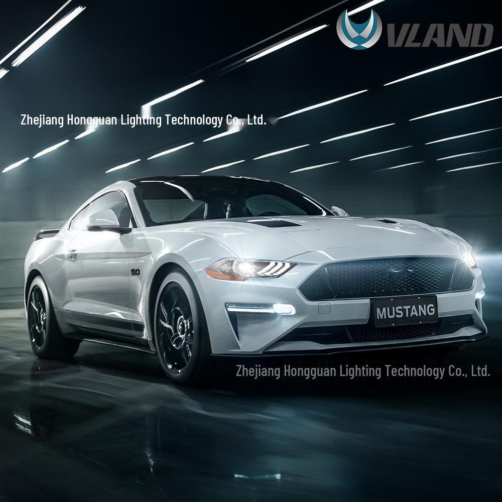 Ford Mustang RGB LED Headlight Assembly for Modification