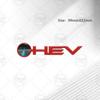 Autoaufkleber HEV Hybrid Logo 3D Decal Karosseriedekoration Abzeichen Heckklappen-Emblem