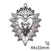 Christmas Decorations Charms Jewelry Gothic Style Peach Heart Charms Pendant Items Craft Pendants