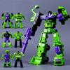 Baohaixing 6 In 1 Cool MINI 21CM Transformation Devastator Classic Toys Action Figure KO GT Truck Crane Model Robot Boy Gift