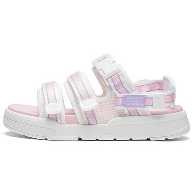 Li Ning Coca Beach Sandals Women's White Pink AGUS004-1